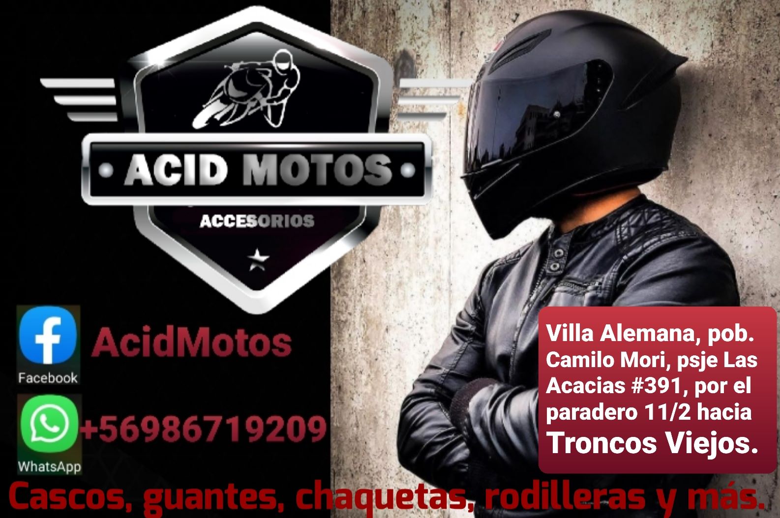 Acid Motos logo - Oscar Bruna Gallardo
